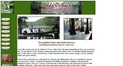 Desktop Screenshot of caddolaketours.com